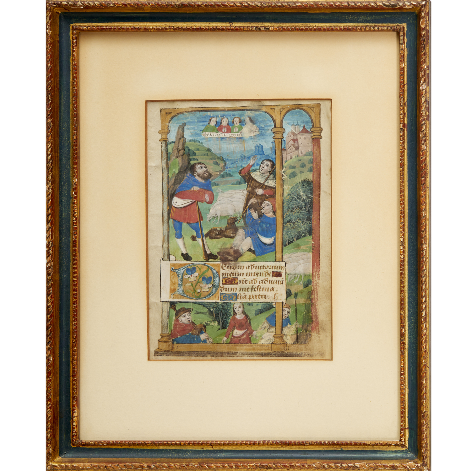 ILLUMINATED PICTORIAL LEAF, BOOK OF
