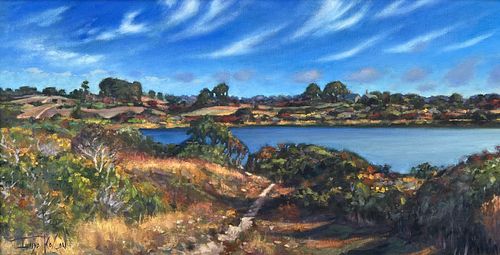 ILLYA KAGAN OIL ON CANVAS "VIEW