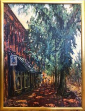 ILLYA KAGAN OIL ON CANVAS, "MA