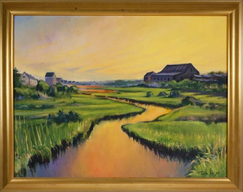 ILLYA KAGAN OIL ON CANVAS "HITHER