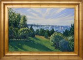 ILLYA KAGAN OIL ON CANVAS "VIE