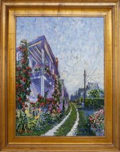 ILLYA KAGAN OIL ON CANVAS, "BA