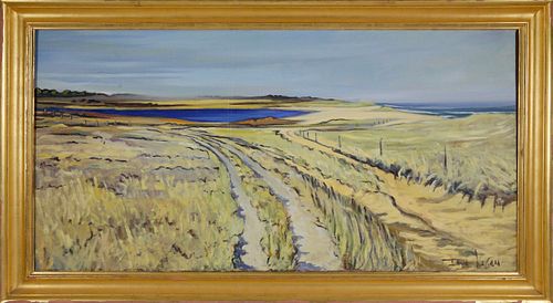 ILLYA KAGAN OIL ON CANVAS, "WHITE