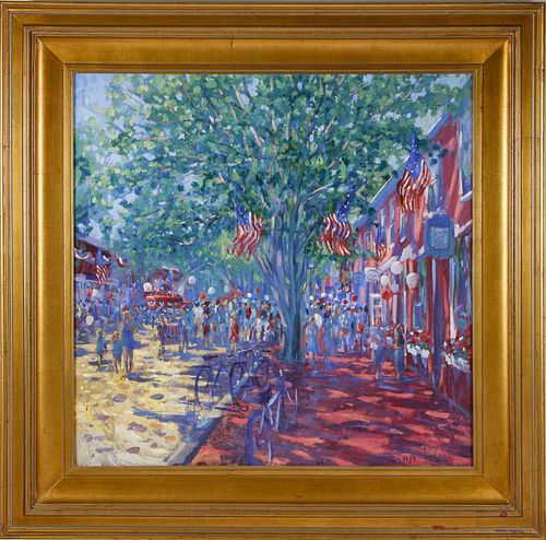 ILLYA KAGAN OIL ON CANVAS, "4TH