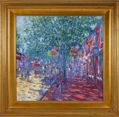 ILLYA KAGAN OIL ON CANVAS, "4T