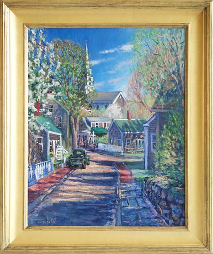 ILLYA KAGAN OIL ON CANVAS "DOWN