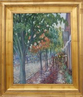 ILLYA KAGAN OIL ON LINEN "RAIN