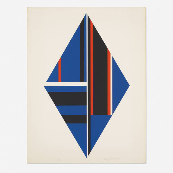 Ilya Bolotowsky. Blue Diamond