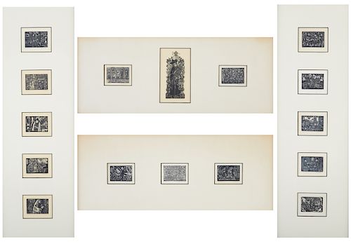ILYA SCHOR GROUP OF 16 WOODCUTSIlya