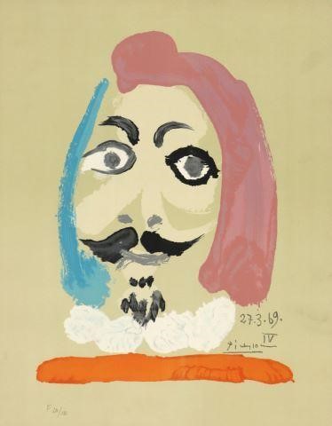 IMAGINARY PORTRAIT LITHOGRAPH AFTER