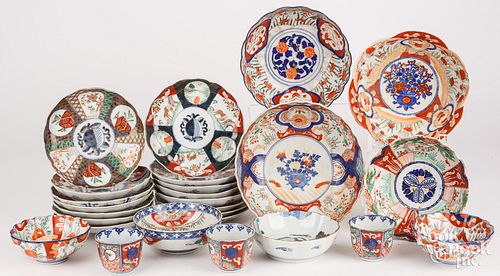 IMARI PORCELAIN PLATES AND