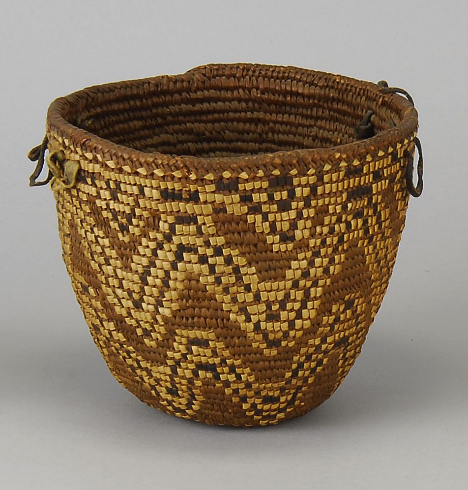 IMBRICATED SALISH BASKETCirca