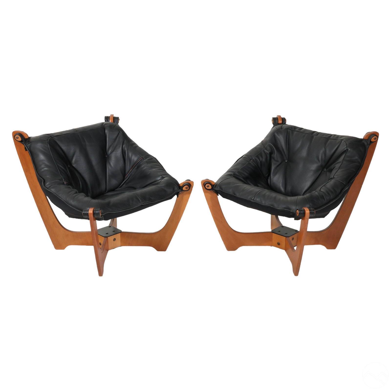 IMG NORWAY PAIR OF MODERN LEATHER