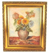 IMPASTO FLORAL STILL LIFE IN G