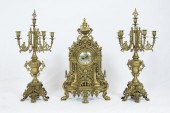 IMPERIAL 3 PIECE BRASS GARNITU