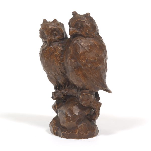 IMPERIAL AMPHORA OWLS 11 ½" x 6 ¾"