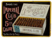 IMPERIAL CLUB EMBOSSED TIN CIG