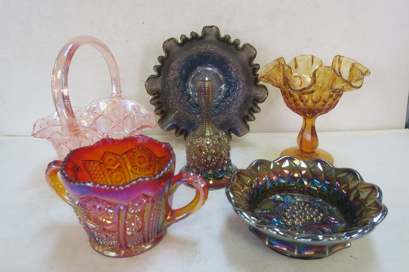 IMPERIAL & FENTON CARNIVAL GLASS