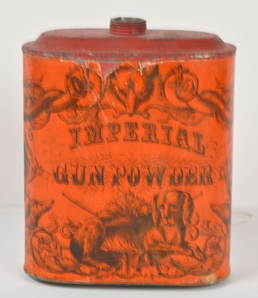 Imperial Gun Powder Can 4'' x