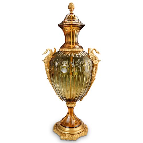IMPERIAL STYLE AMBER CRYSTAL & DORE