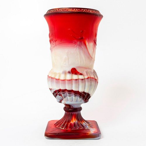IMPERIAL SWAG GLASS VASE, DANCING