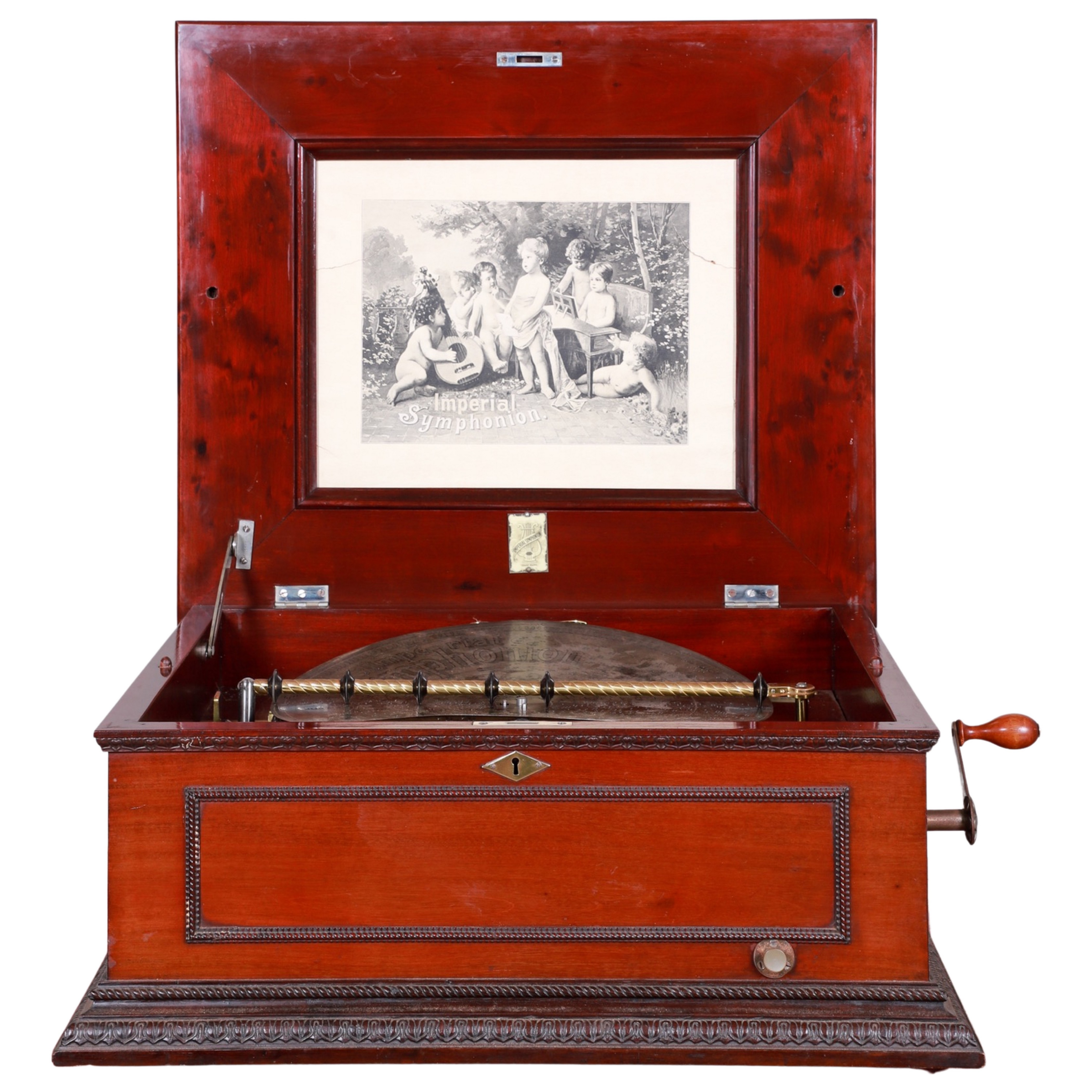 IMPERIAL SYMPHONION DISC MUSIC BOX,
