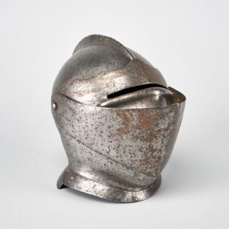 IMPORTANT 16TH C. HELMET, KING