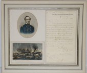 IMPORTANT CIVIL WAR LETTER SIG
