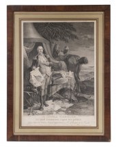 IMPORTANT ENGRAVING OF GEORGE