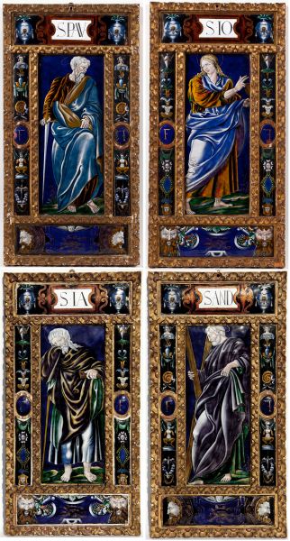 Important Group of Four Limoges
