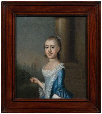 Important Jeremiah Theus portrait