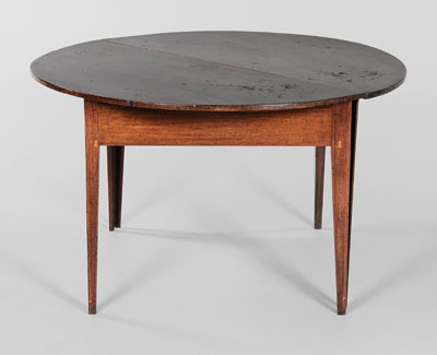 Important Pair Inlaid Demilune
