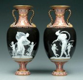 Important pair Minton [pâte-su
