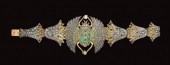 Important silver topped gold,
