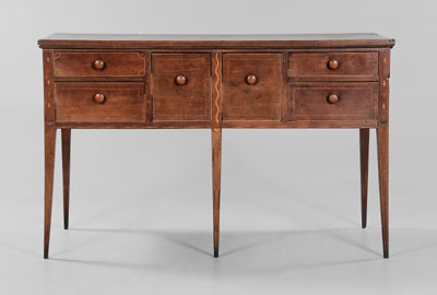 Important Southern Inlaid Huntboard