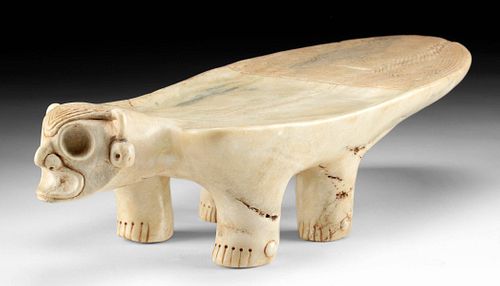IMPORTANT TAINO MARBLE DUHO /
