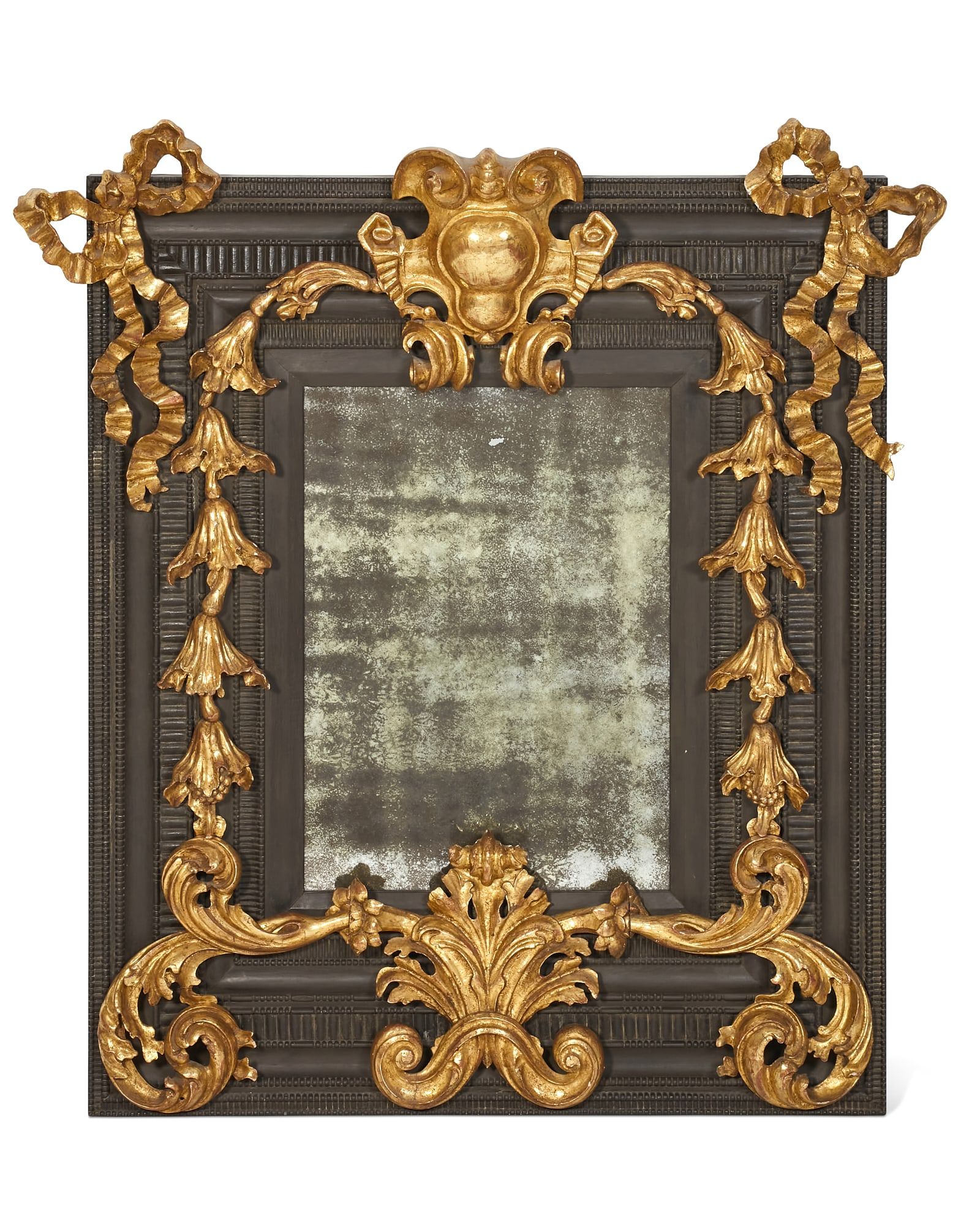 IMPOSING BAROQUE STYLE MIRROR,