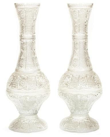 IMPOSING PAIR OF BRILLIANT CUT
