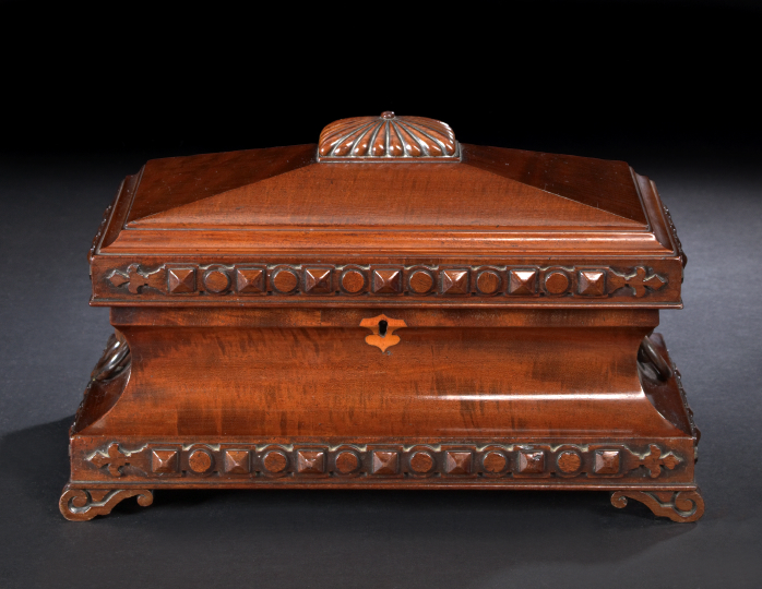 Imposing William IV Carved Mahogany