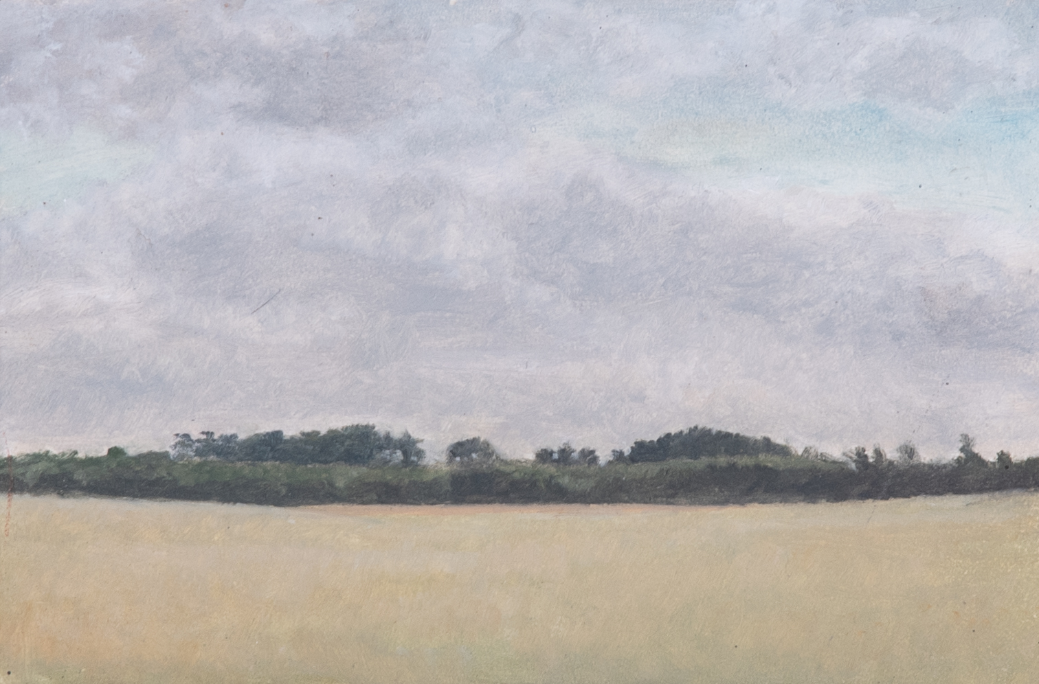 Impressionist landscape painting,