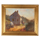IMPRESSIONIST RURAL FARMHOUSE