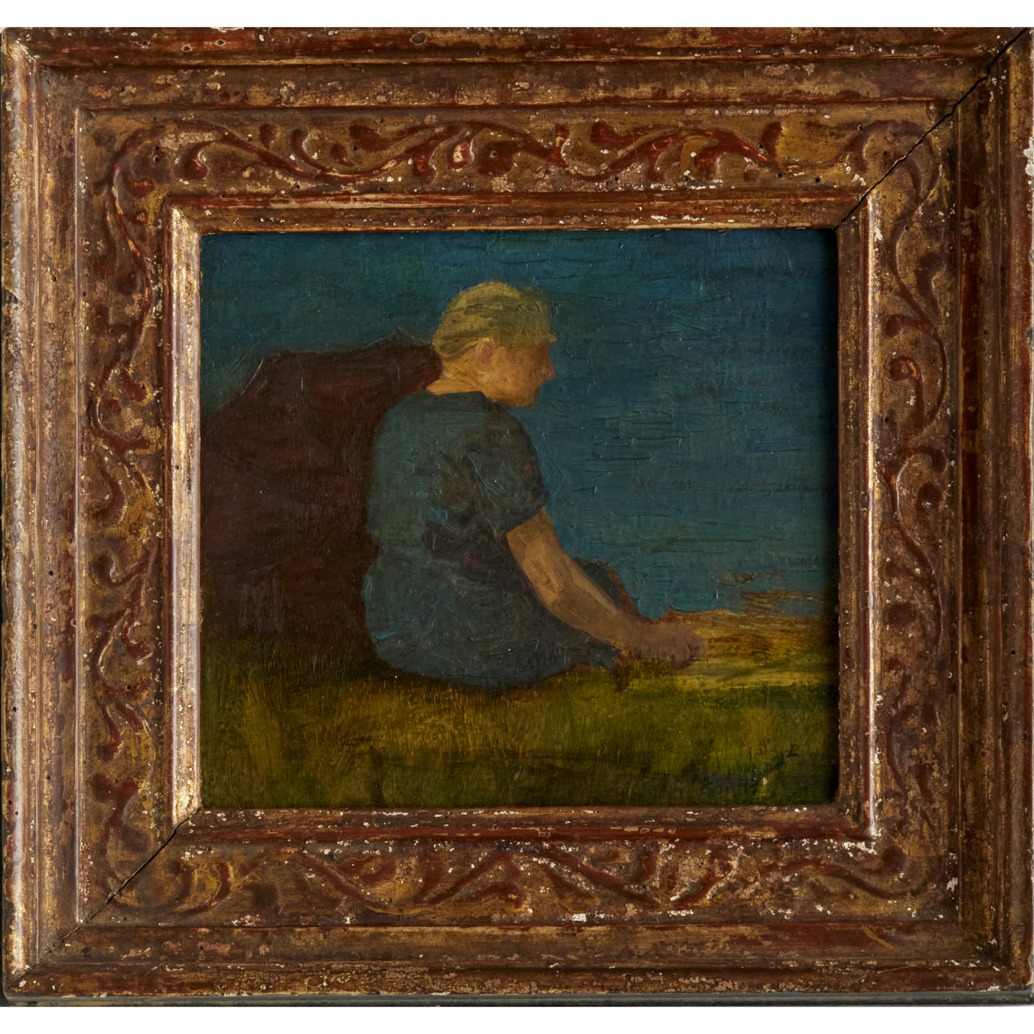 IMPRESSIONIST SCHOOL, OIL ON