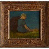 IMPRESSIONIST SCHOOL, OIL ON P