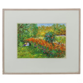 IMPRESSIONISTIC FIGURAL GARDEN
