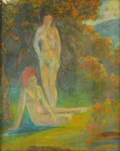 IMPRESSIONISTIC LANDSCAPE SCEN