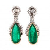 IMPRESSIVE 16.00 CTW EMERALD &