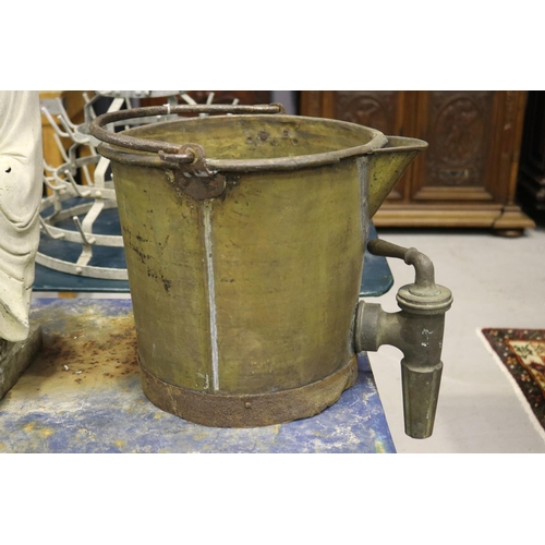 Impressive antique French brass &