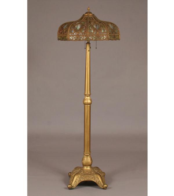 Impressive Art Nouveau polychrome