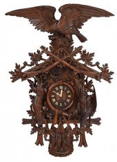 IMPRESSIVE BLACK FOREST CARVED