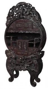 IMPRESSIVE CHINESE DRAGON CARV